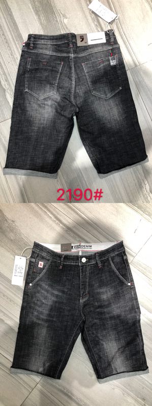  W31252190 古泉曦男牛仔中裤HH      