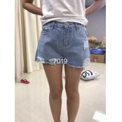 W34897019恒利女牛仔三分裤MD
