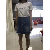 W01928559梦由女牛仔半裙两件套MD