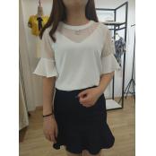 W3283799沃草优品女短袖衬衫MD