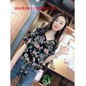 W90131862纳米秀女短袖衬衫（大花）HH