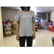 W33538061晶晶鱼1店女短袖衬衫HH