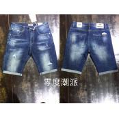 W32518056零度潮派男牛仔中裤HH