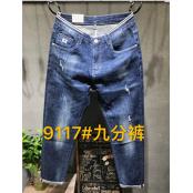 W31989117酷道狼男牛仔九分裤HH      
