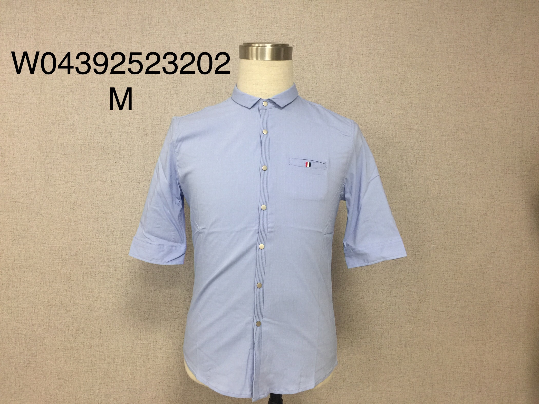 W04392523玛狮路男靓仔中袖衬衫MD