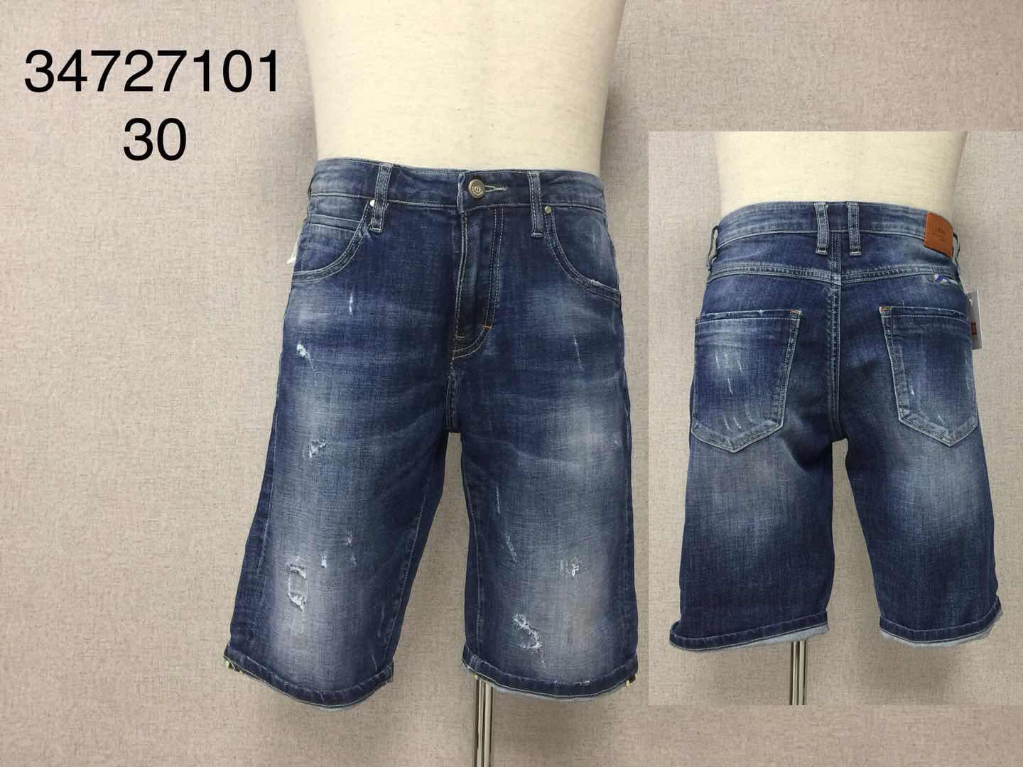 W34727101欧古图男牛仔中裤MD