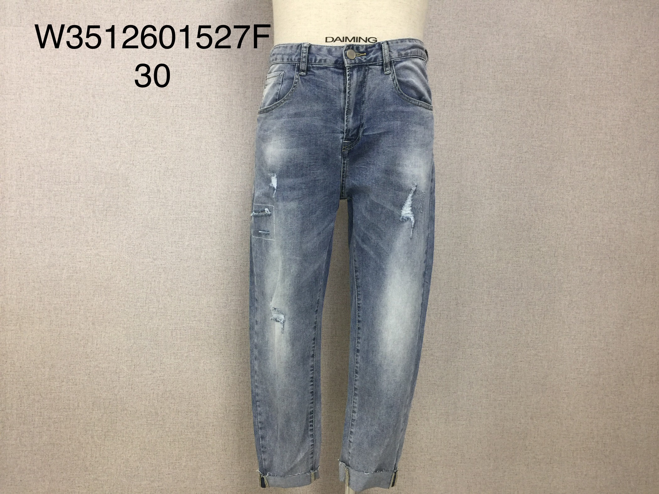 W35126015 艾度男牛仔九分裤MD