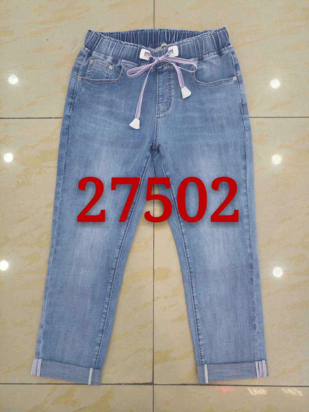 W604527502伊甸牛女牛仔八分裤MD