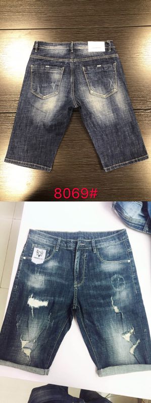 W32518069 零度潮派男牛仔中裤MD     
