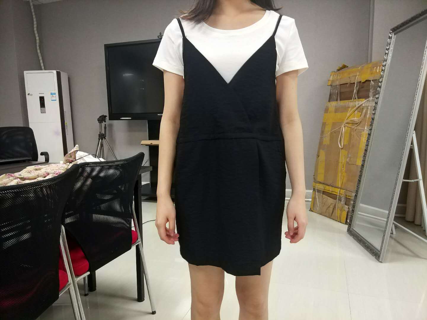 W6306270 戴美若吉女休闲三分裤套装HH      