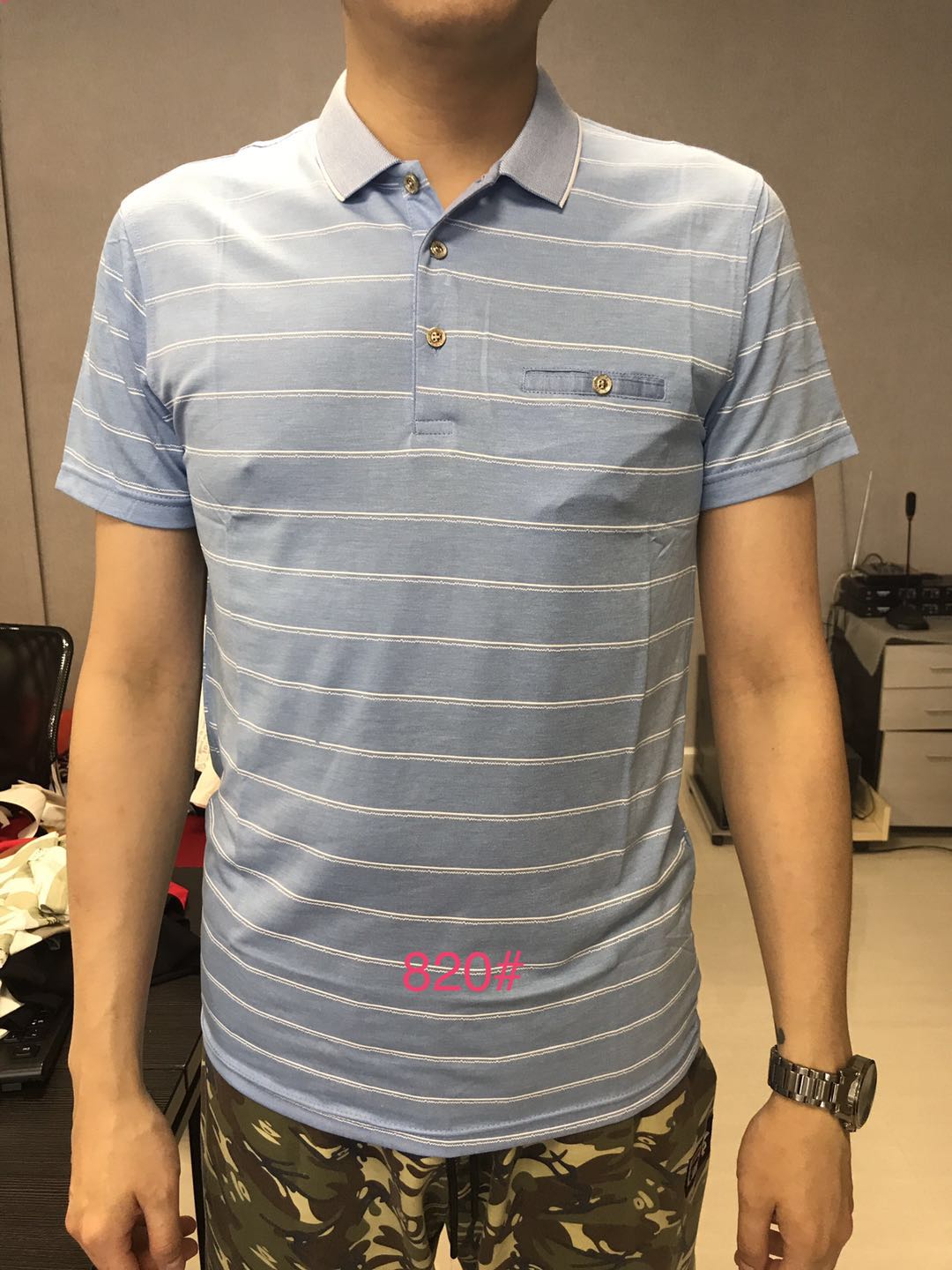 W3073820 伟盛男商务T恤MD