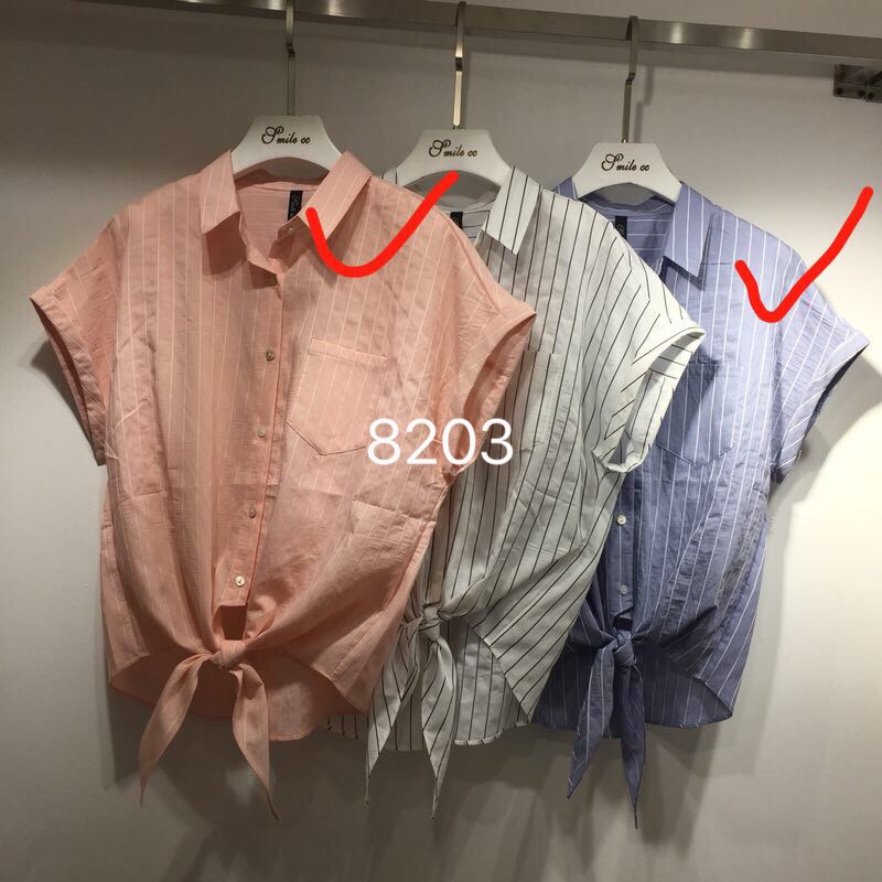W08588203笑希希女短袖衬衫MD