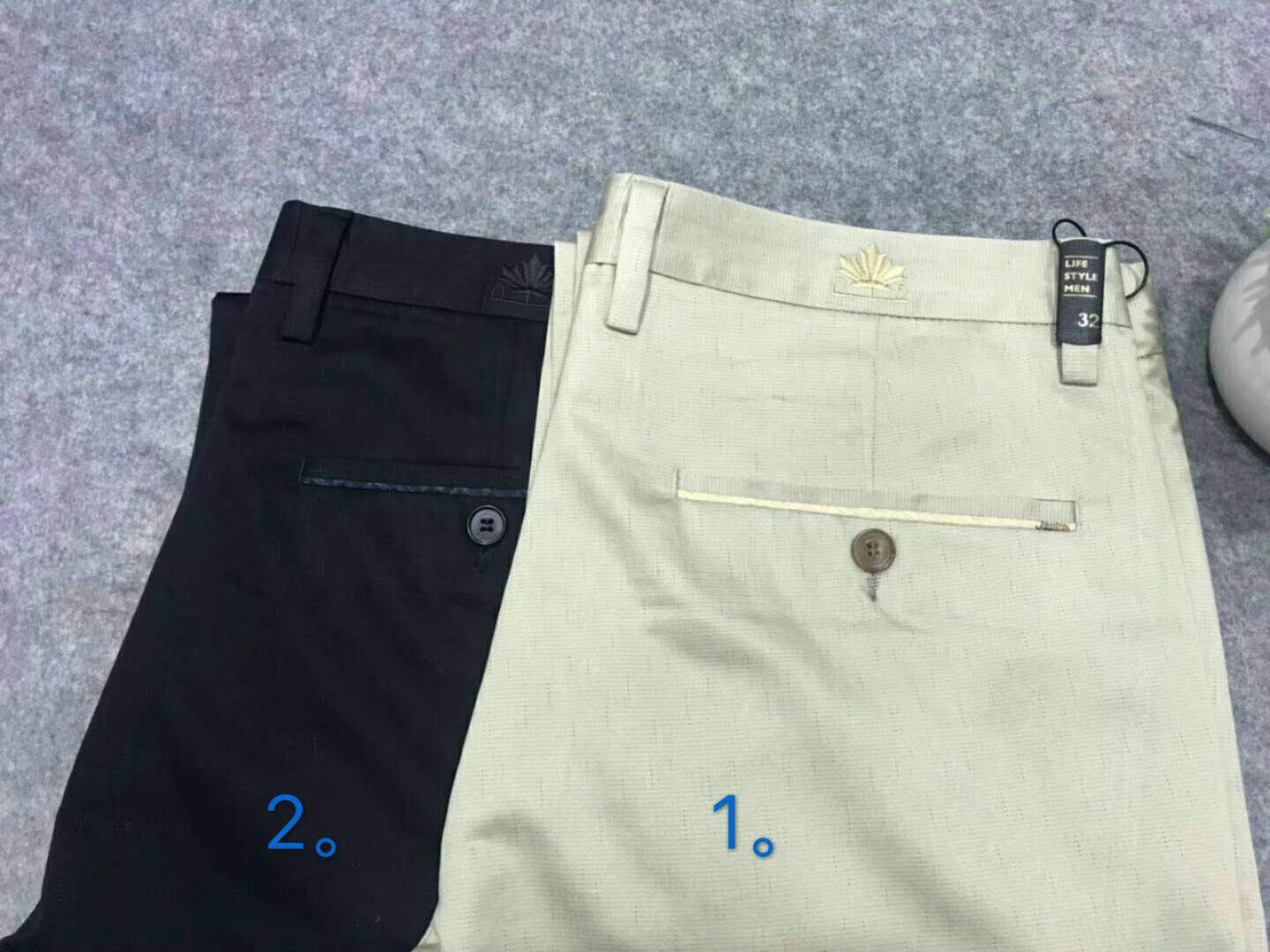 W34161802  雷光莱斯男休闲商务长裤MD    