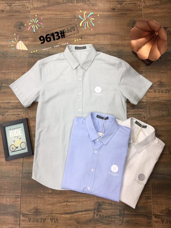W0801A9613 爱非龙男靓仔短袖衬衫MD    