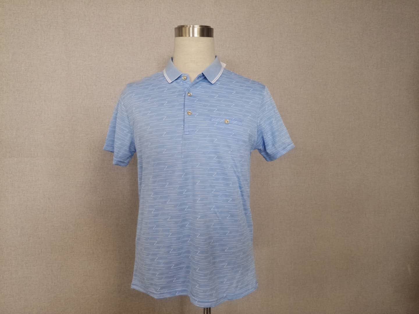 W30738820 伟盛男商务短袖T恤MD     