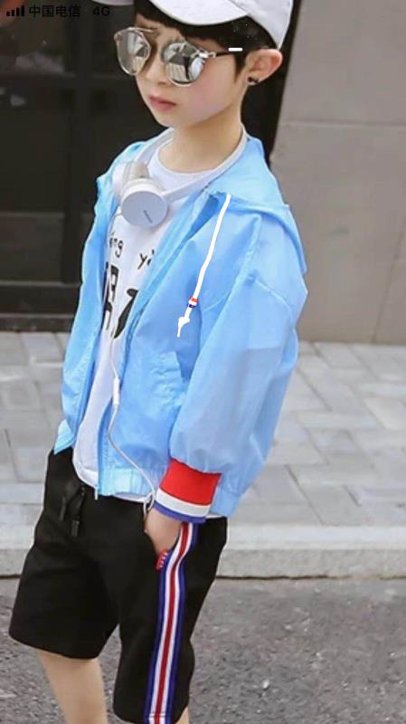 W6886201806 小马哥男中童防晒衣MD