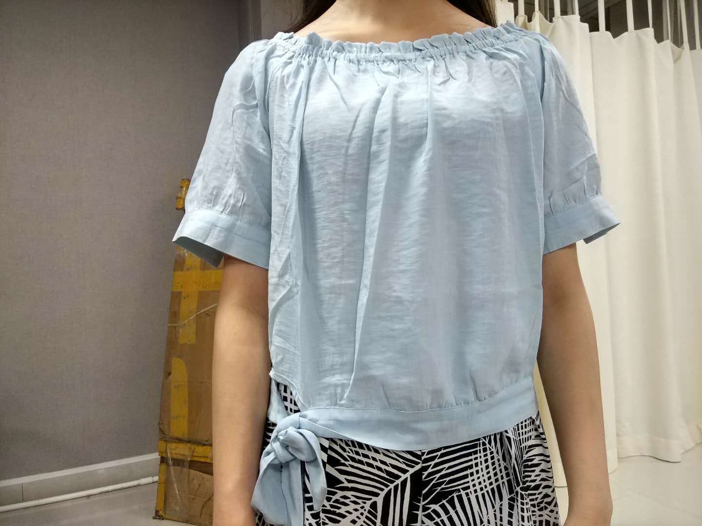 W34032018晶晶鱼3店女短袖衬衫HH