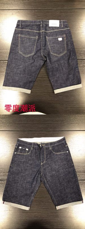 W32518037 零度潮派男牛仔中裤HH     