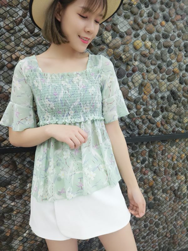 W32832021沃草优品女短袖衬衫MD