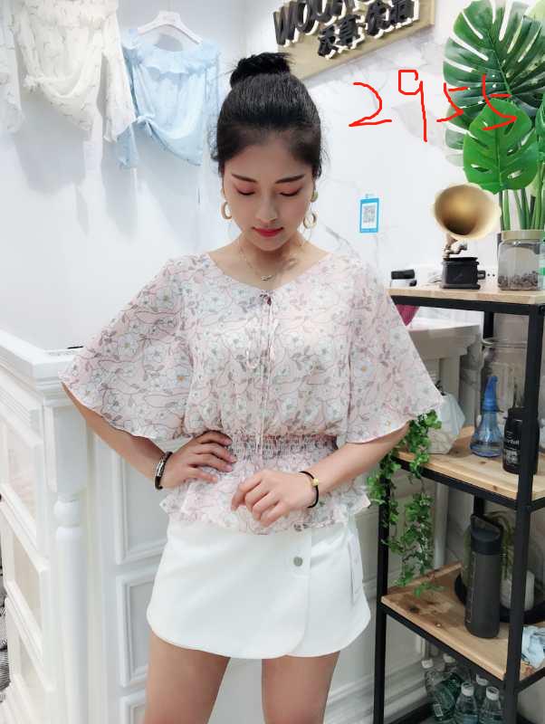 W32832955沃草优品女短袖衬衫MD