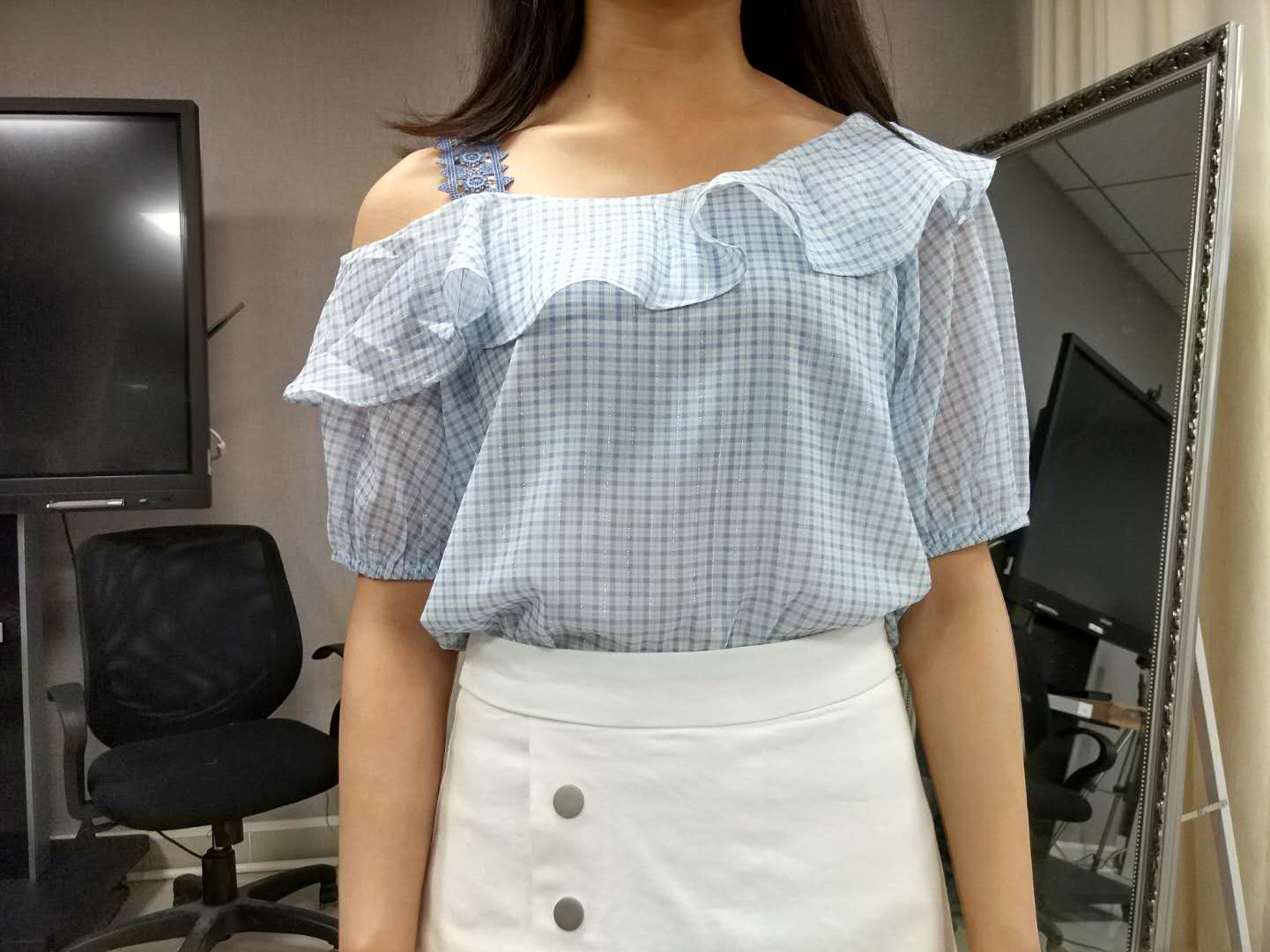 W353313098miss女短袖衬衫MD