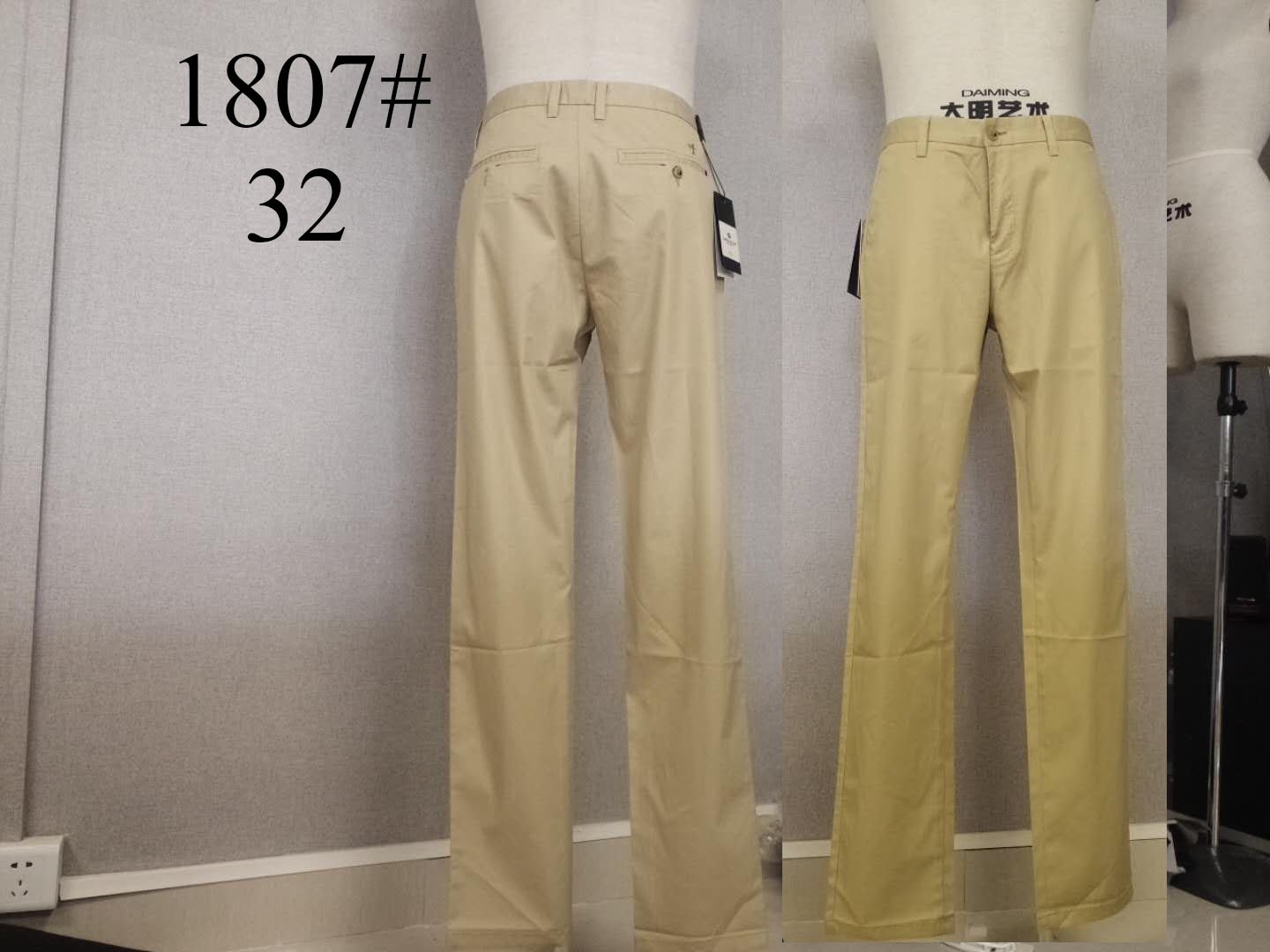 W34161807雷光莱斯男休闲商务长裤MD