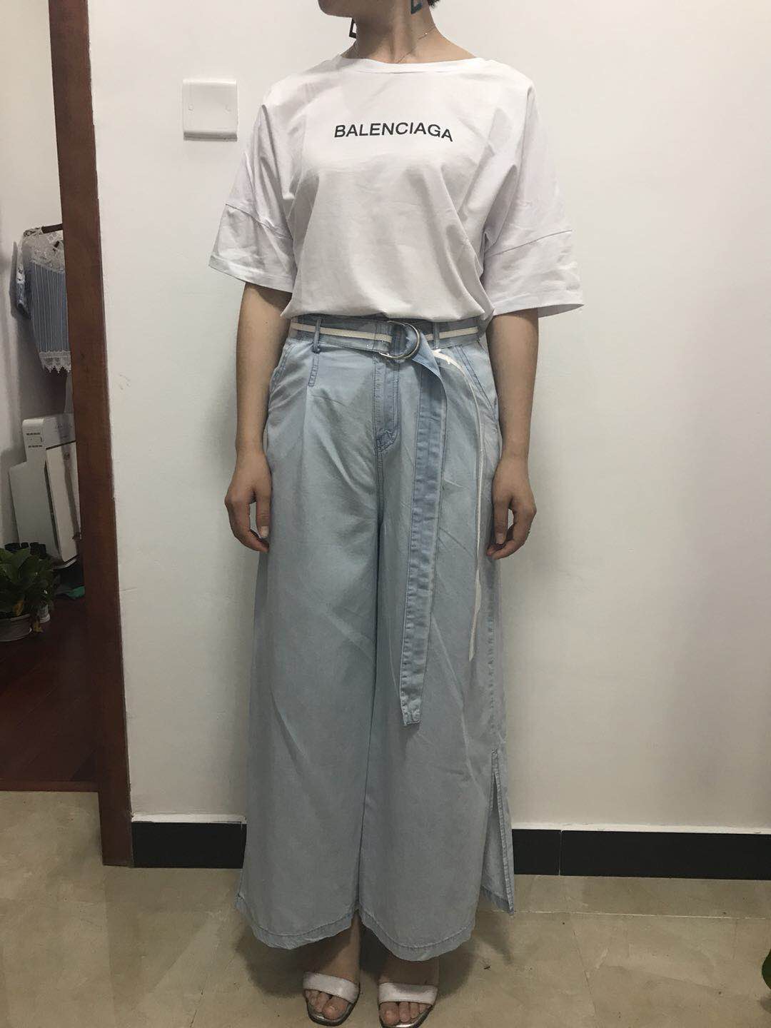 W68927028卡牧女牛仔九分裤MD