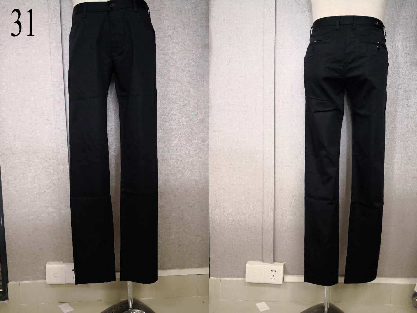 W19808217老铭人男商务长裤MD