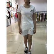 W6725A2290 亚蔓女短袖三分裤运动套MD    
