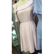 W3535951杏色衣柜女连衣裙MD