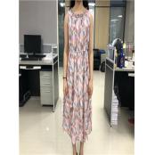 W901318157纳米秀女碎花长裙MD