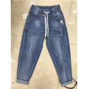 W63101900 蓝色金典女牛仔九分裤MD     