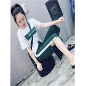 W901318163纳米秀女休闲八分裤套装HH