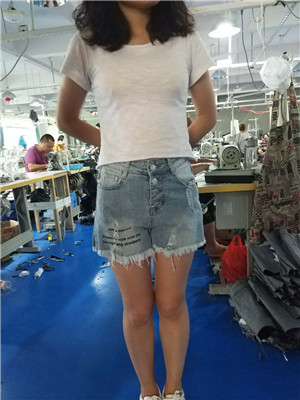 W35495019尚品女牛仔三分裤MD