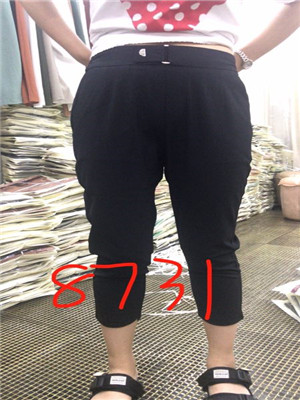W62348731嘉宁特价女休闲七分裤MD