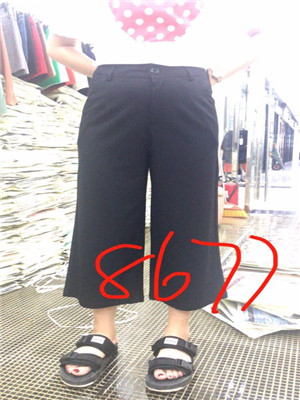 W62348677嘉宁特价女休闲九分裤MD