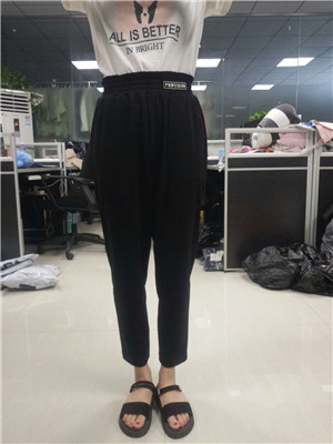 W346190030展明女休闲九分裤MD