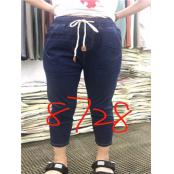 W62348728嘉宁特价女牛仔七分裤MD