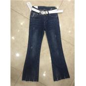 W63106822蓝色金典女牛仔喇叭长裤HH