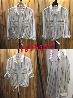 W9010181325指南针女中袖衬衫MD
