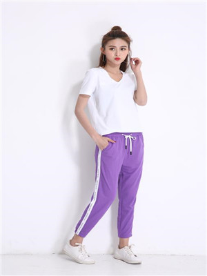 W34619870-1展明女休闲九分裤MD
