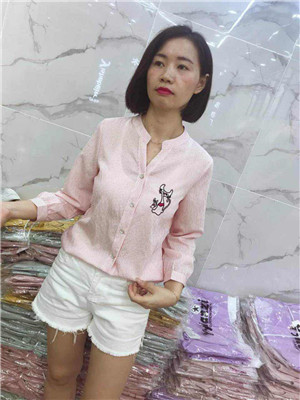 W905018921悦兮韩姿女长袖衬衫MD