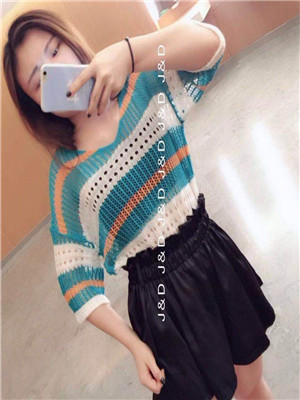 W3403668晶晶鱼3店女套头毛衣MD