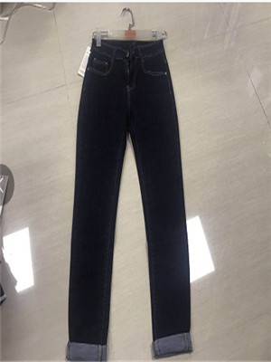 W63108121蓝色金典女牛仔长裤MD