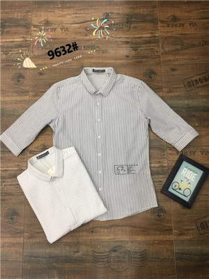 W08019632 爱非龙男靓仔中袖衬衫MD