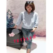 W9010181321指南针女中袖衬衫MD