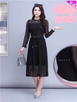 W3258826依顺女长袖连衣裙HH