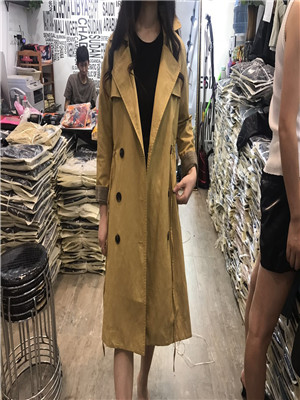 W67371785米菱女皮衣长外套MD