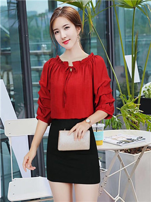 W32581862依顺女中袖衬衫HH