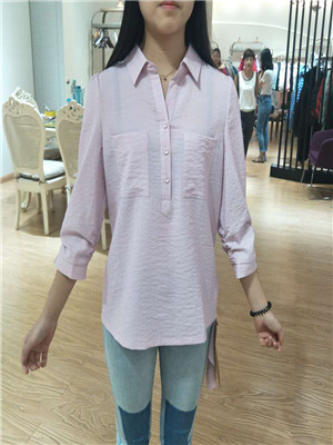 W905888780明妮女中袖衬衫MD